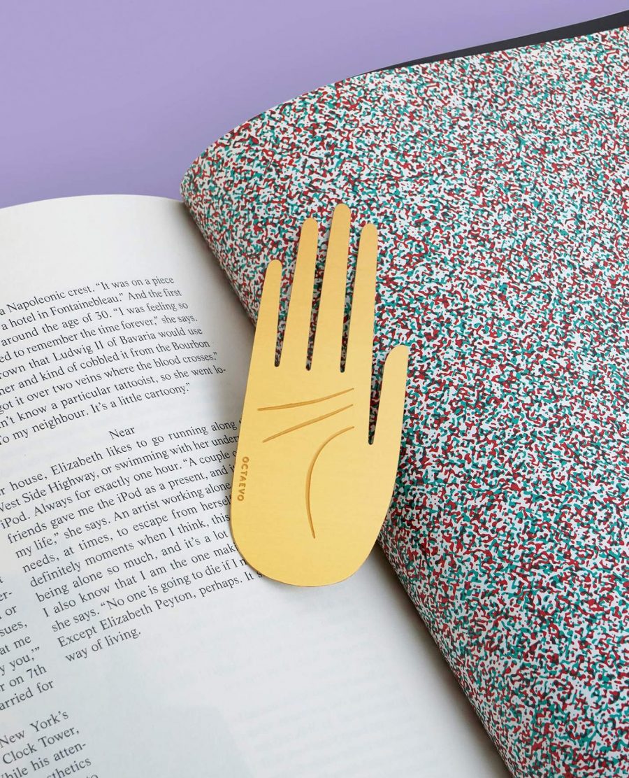 išskirtinis knygos skirtukas žalvarinis knygos skirtukas rankos formos skirtukas smulki dovanėlė rankų darbo knygos skirtukas